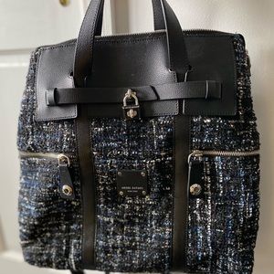 Henri Bendel - Blue Tweed Backpack